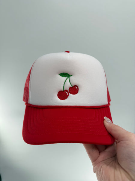 Cherry Trucker Hat – Kentucky Straight Apparel & Co display picture 3