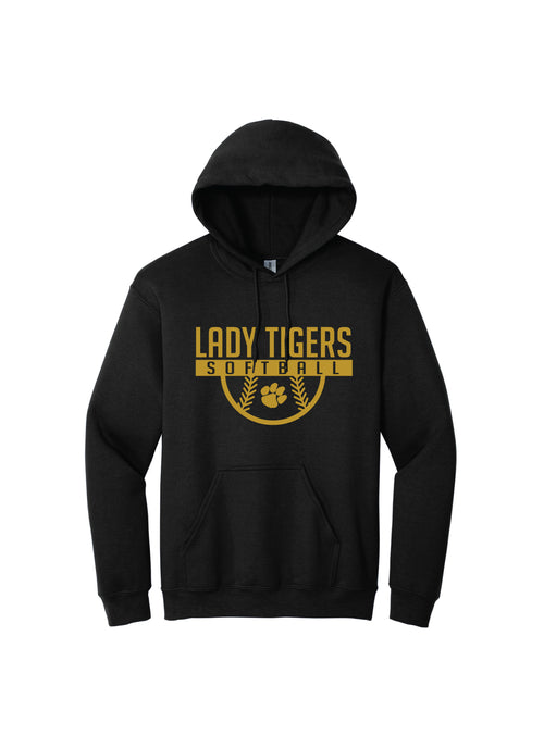 Lady Tigers Softball Hooded Sweatshirt