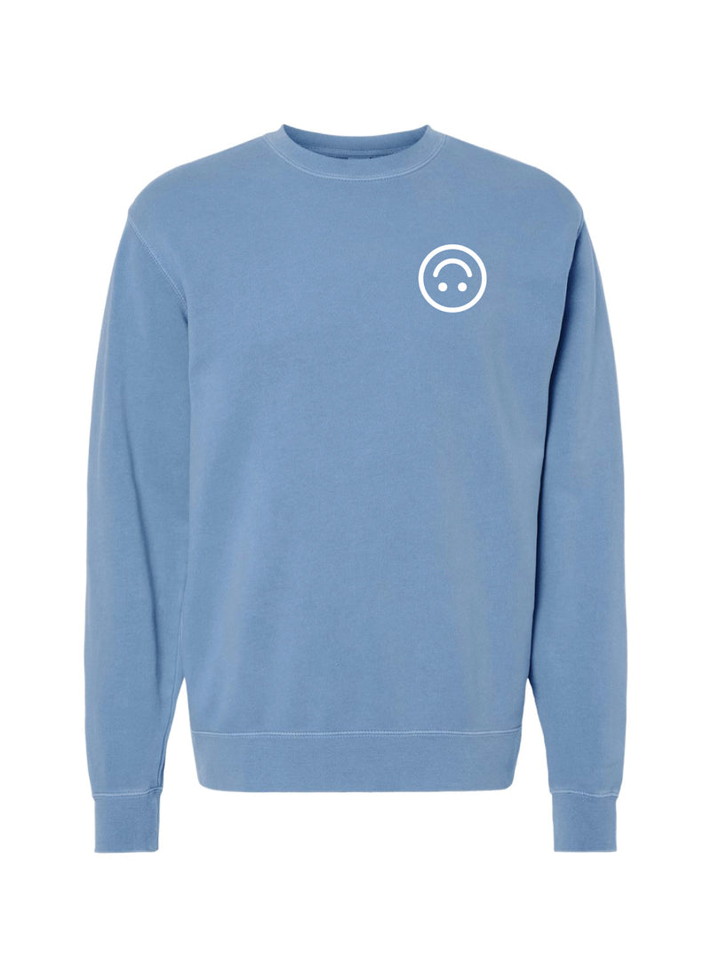 Upside Down Smiley Face Crewneck