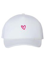 Embroidered Heart Trucker Cap