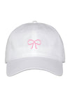 Bow Embroidered Hat