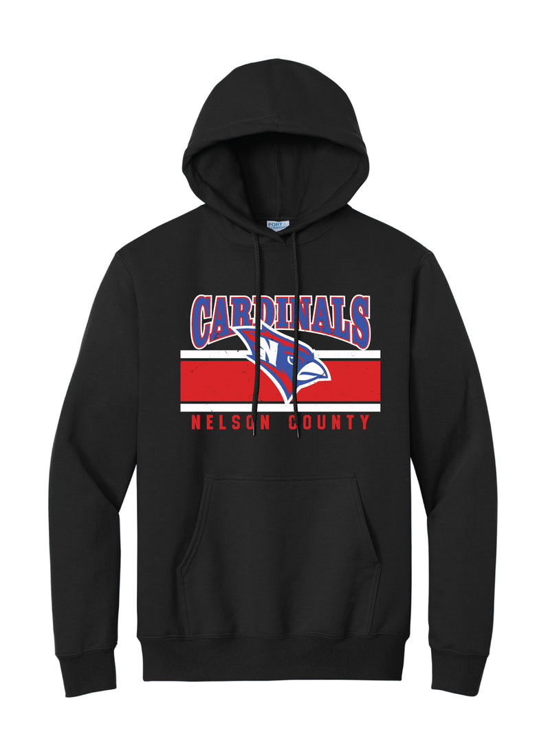 Nelson County Cardinals Hooded Sweatshirt