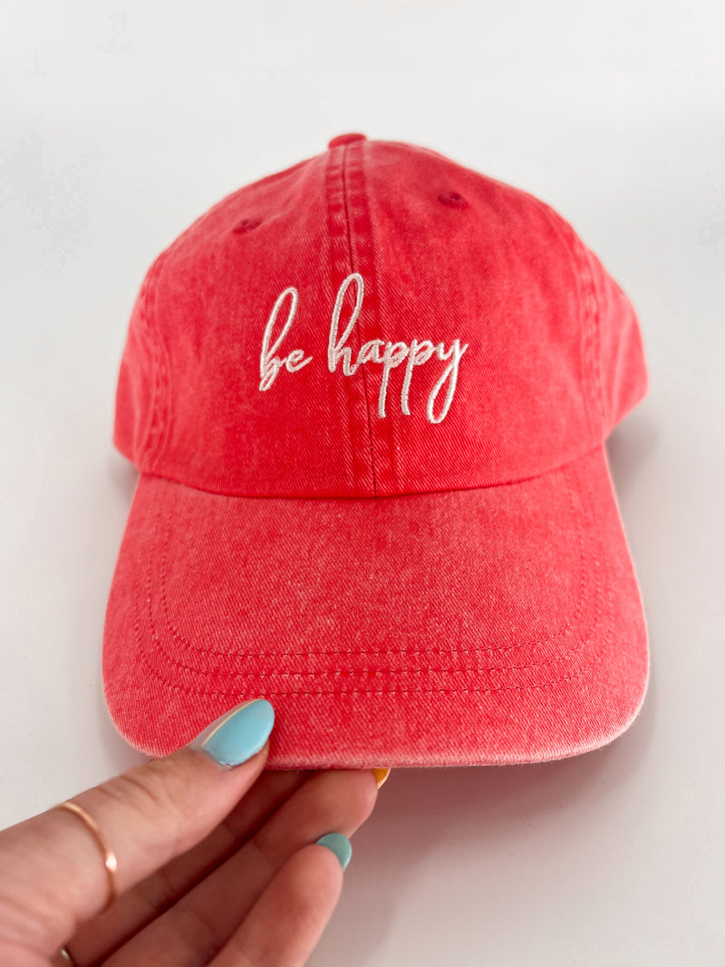 Be Happy Adult Hat