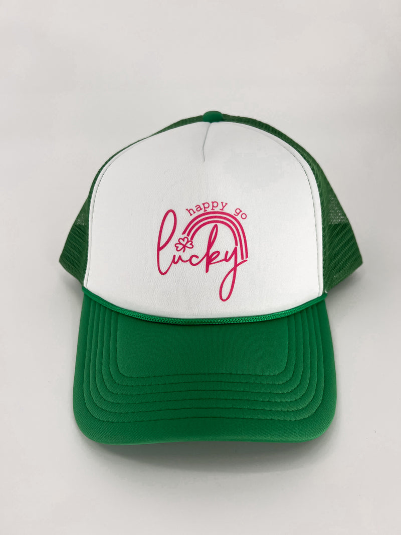 Happy Go Lucky Trucker Cap