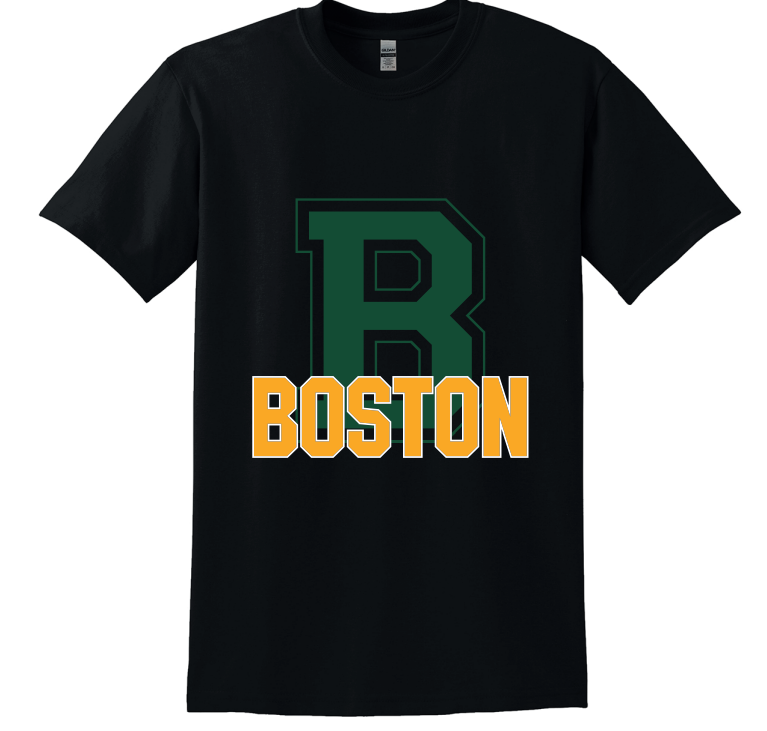 Boston Black Short Sleeve Tee