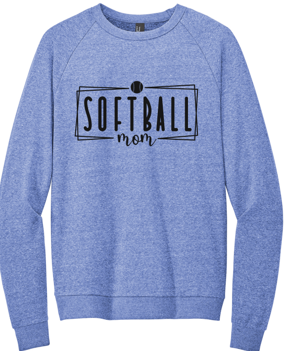 Softball Mom District Crewneck