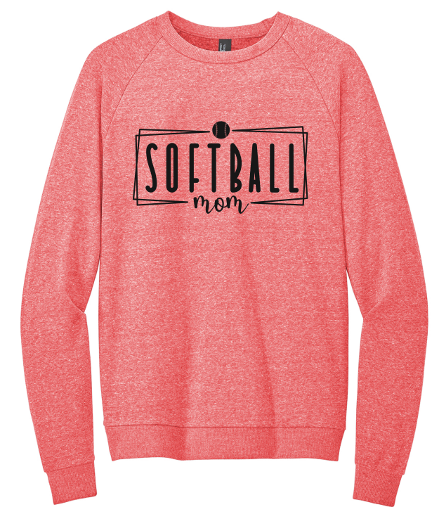 Softball Mom District Crewneck