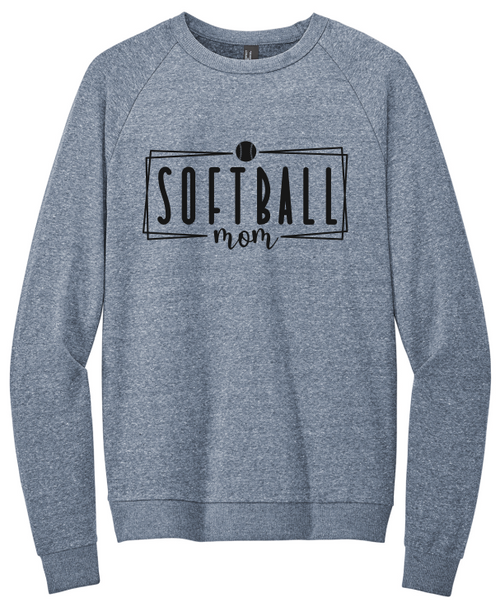 Softball Mom District Crewneck