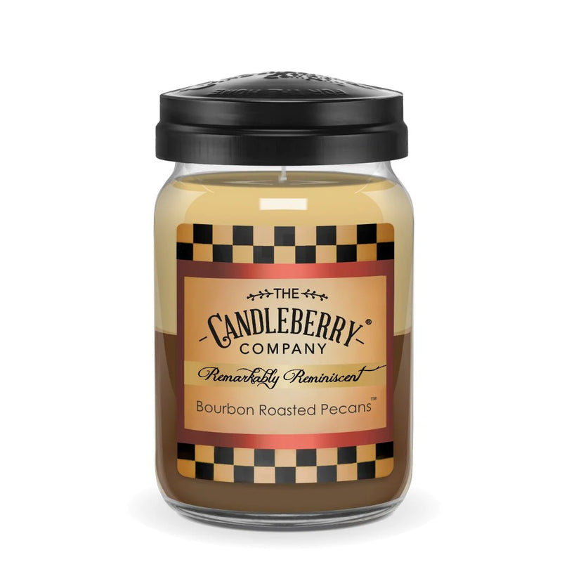 Bourbon Roasted Pecans, Large Jar Candle