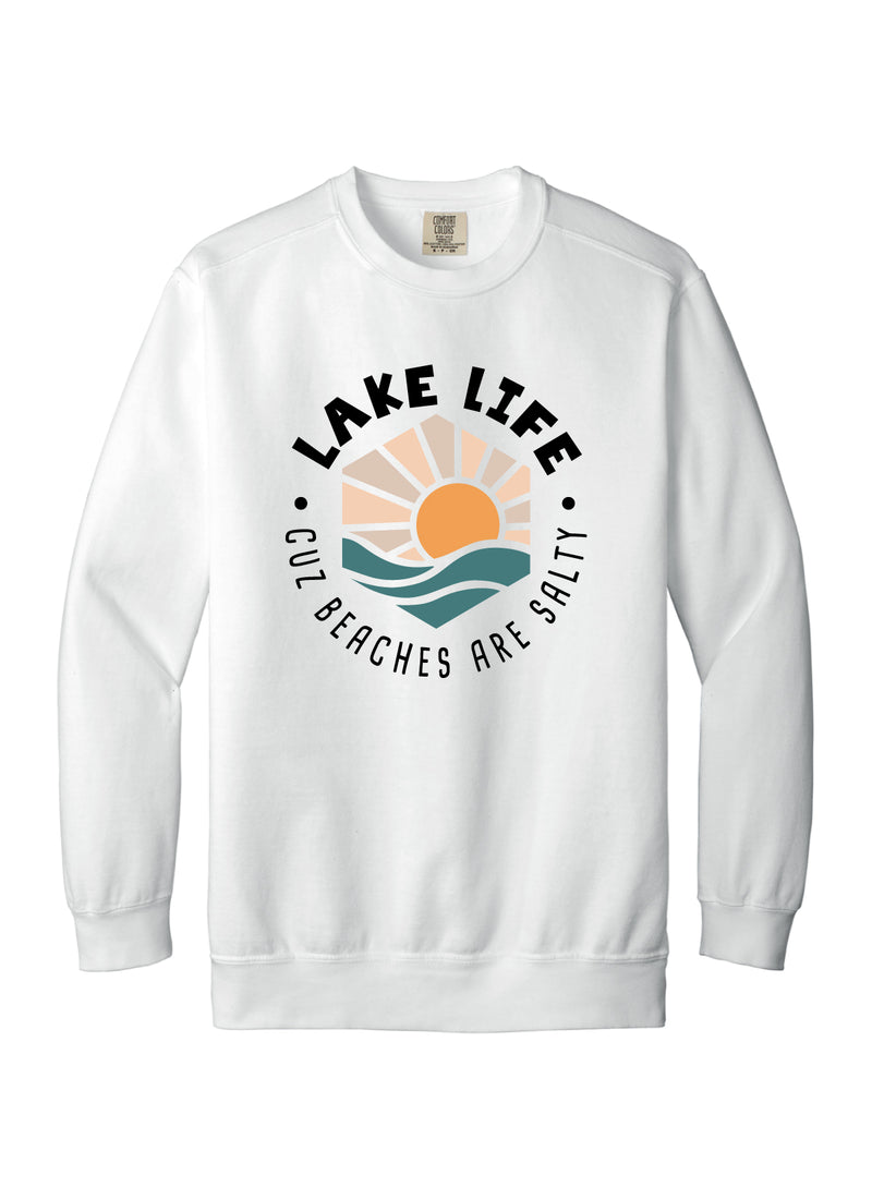 Lake Life Comfort Color Crewneck Sweatshirt