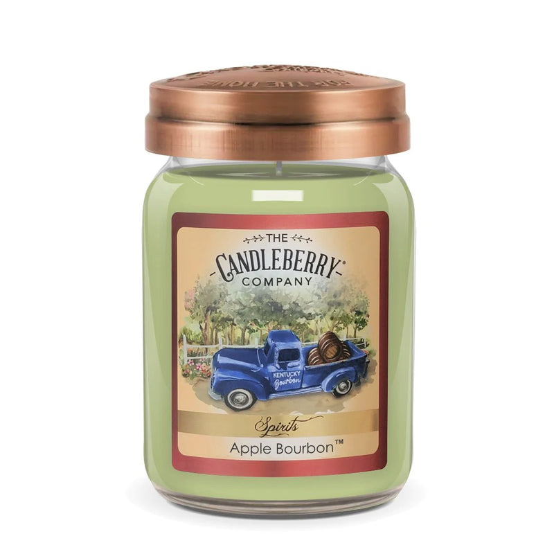 SPIRITS- Apple Bourbon, Large Jar Candle