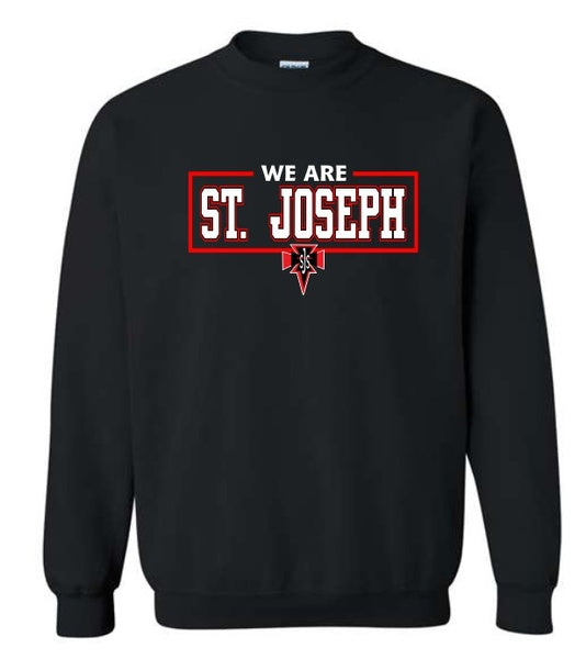 St. Joseph Black Crewneck Sweatshirt