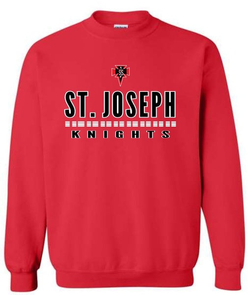 St. Joseph Red Crewneck Sweatshirt