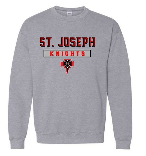 St. Joseph Sport Grey Crewneck Sweatshirt