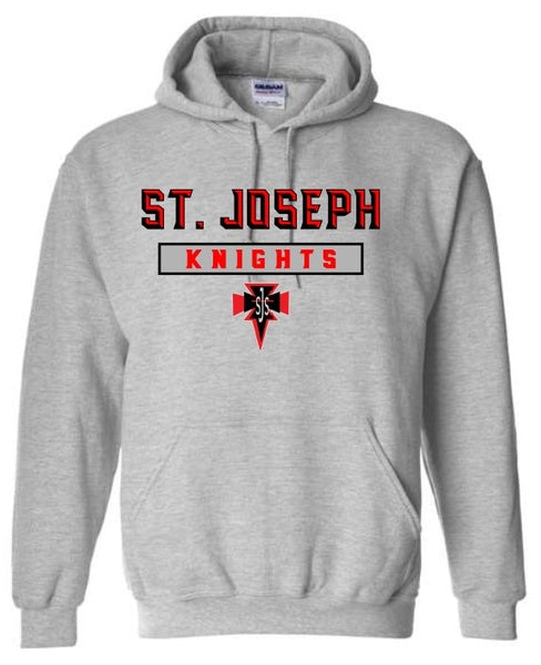 St. Joseph Sport Grey Hooded Sweatshirt