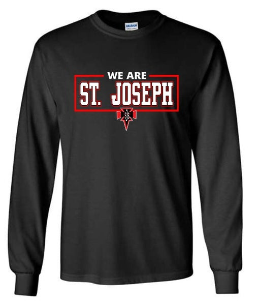 St. Joseph Black Long Sleeve Tee