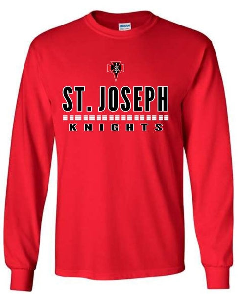 St. Joseph Red Long Sleeve Tee