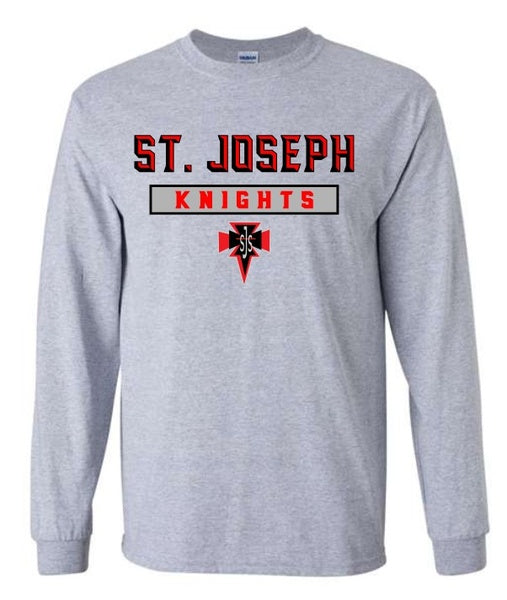 St. Joseph Sport Grey Long Sleeve Tee