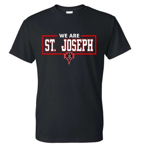 St. Joseph Black Short Sleeve Tee