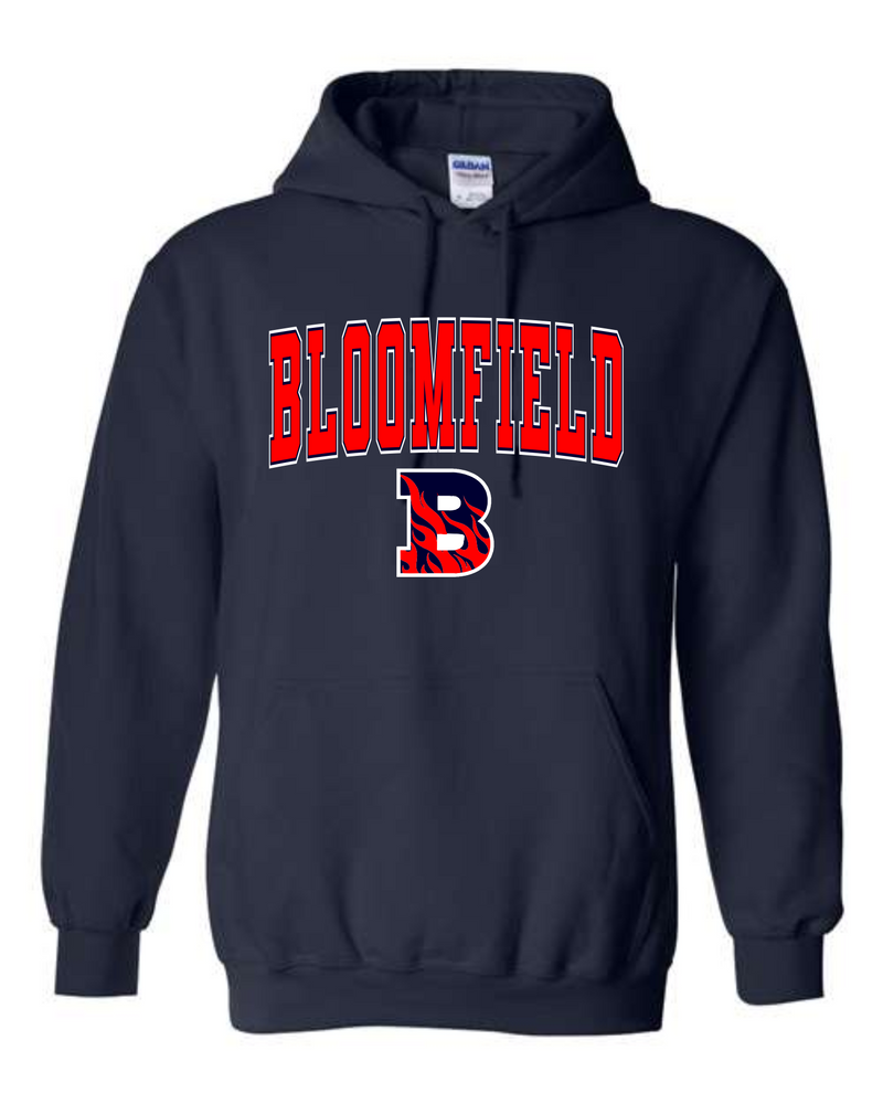 Bloomfield Navy Hooded Sweatshirt
