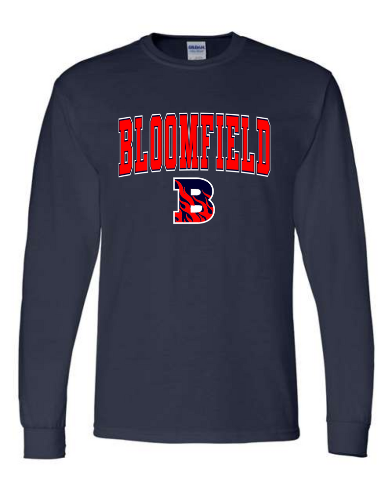 Bloomfield Navy Long Sleeve Tee