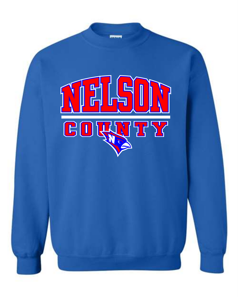 Nelson County Blue Crewneck Sweatshirt