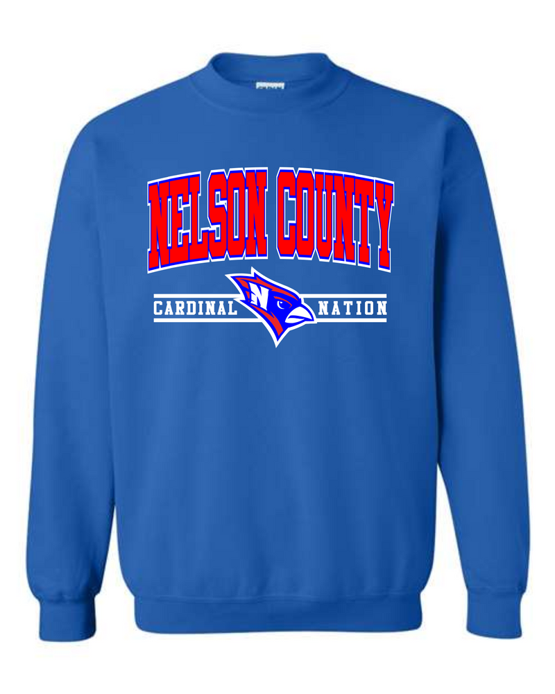 Nelson County Blue Crewneck Sweatshirt