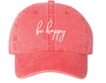 Be Happy Adult Hat