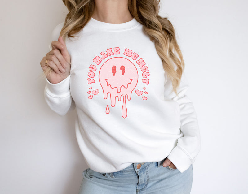 You Make Me Melt Graphic Sweatshirt